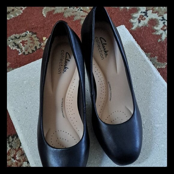Clarks Ultimate Comfort Heels – Size 8M Black NWOT - Picture 3 of 5
